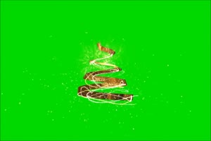 圣诞树 01 绿屏抠像巧影
