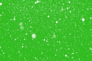 控雪下雪 绿屏抠像素材
